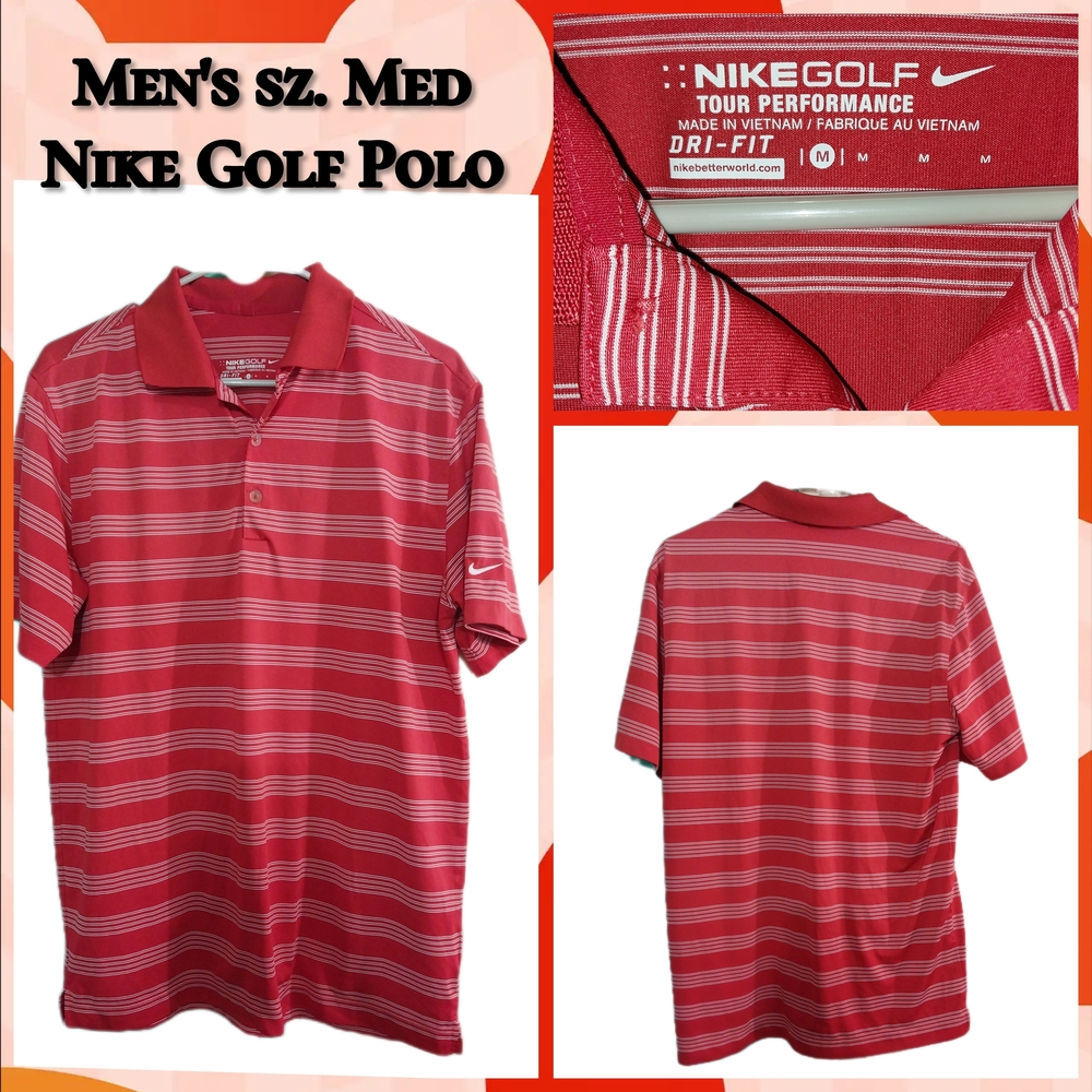 Nike Golf Men's Red Polo Shirt